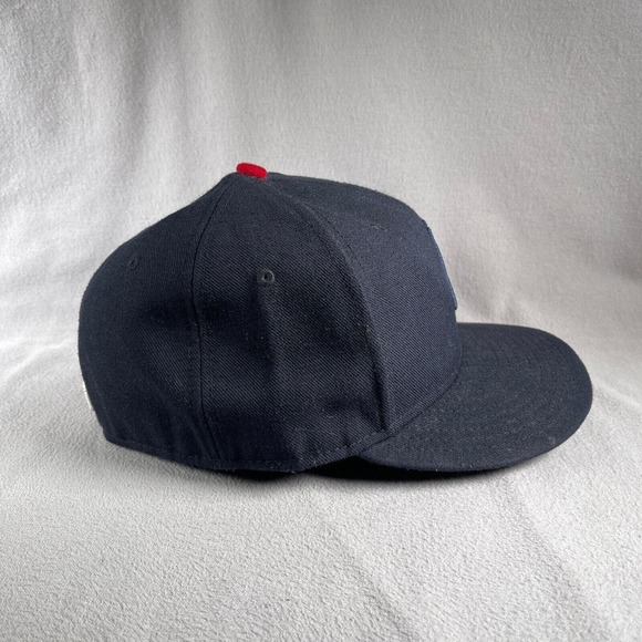 Boston Red Sox Hat Mens Fitted 7 Blue New Era Baseball‎ Cap MLB Embroidered - Picture 4 of 13
